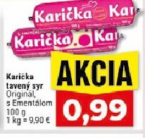 Karička tavený syr Original, s Ementálom