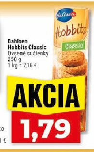 Bahlsen Hobbits Classic Ovsené sušienky