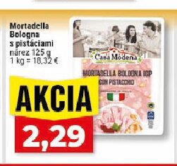 Mortadella Bologna s pistáciami nárez