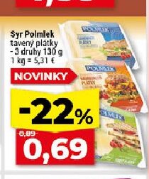 Syr Polmlek tavený plátky
