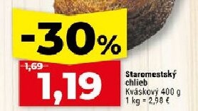 Staromestský chlieb Kváskový