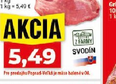 Bravčové plece bez kosti
