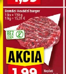 Domáci Hovädzí burger