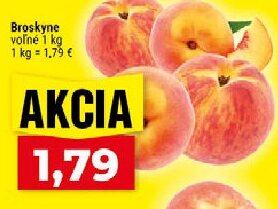 Broskyne voľné