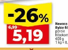 Nowaco Rybie filé XXL porcie hlbokomrazené