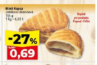 Minit Kapsa Jablkovo škaricová