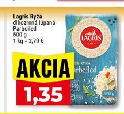 Lagris Ryža dlhozrnná lúpaná Parboiled