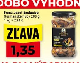 Franz Jozef Exclusive Gurmänske huby