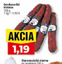 Gombasecká klobása
