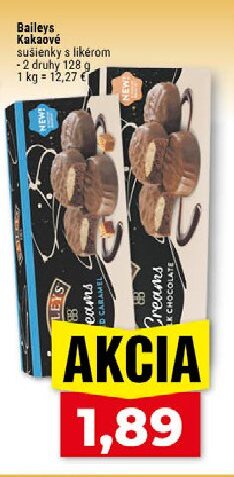 Baileys Kakaové sušienky s likérom