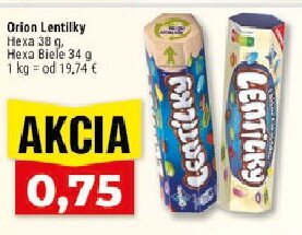 Orion Lentilky Hexa, Hexa Biele