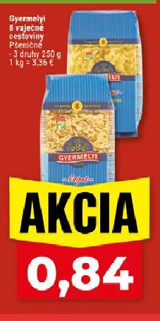 Gyermelyi 8 vaječné cestoviny Pšeničné