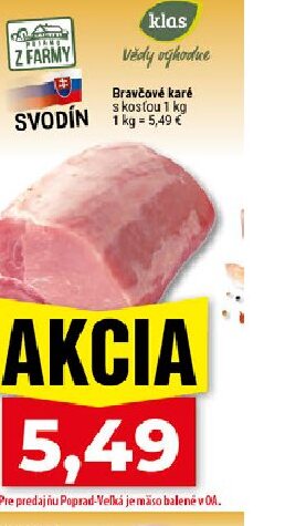 Z FARMY Bravčové karé s kosťou