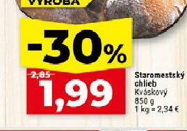 Staromestský chlieb Kváskový