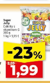 Super Jelly Cukríky s vitamínom C