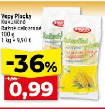 Vepy Placky Kukuričné Ražné celozrnné