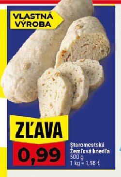 Staromestská Žemľová knedľa