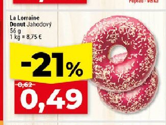 La Lorraine Donut Jahodový