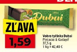 Vobro tyčinka Dubai Pistacio & Kadayif