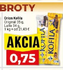 Orion Kofila Original, Latte