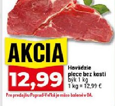 Hovädzie plece bez kosti byk