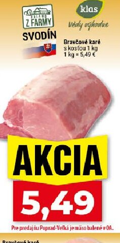 Klas Bravčové karé s kosťou