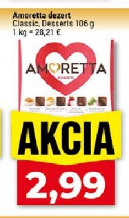 Amoretta dezert Classic, Desserts