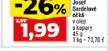 Franz Josef Sardelové očká v oleji s kapary