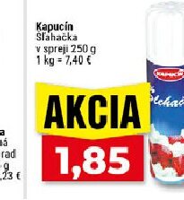 Kapucín Šľahačka v spreji