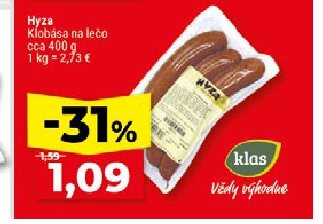 Hyza Klobása na lečo