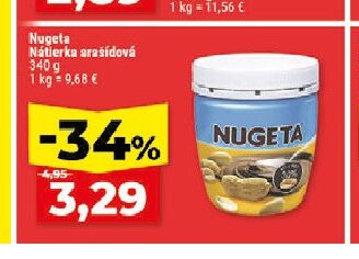 Nugeta Nátierka arašídová