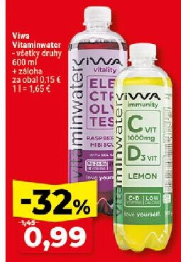 Viwa Vitaminwater - všetky druhy
