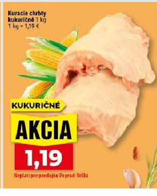 Kuracie chrbty kukuričné
