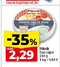 Piknik Duo vajce