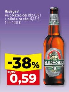 Radegast Pivo Rázna desítka