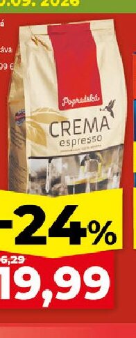 Popradská Crema Espresso Zrnková káva