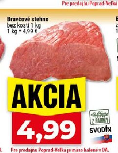 Z FARMY SVODÍN Bravčové stehno bez kosti