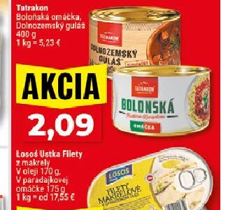 Tatrakon Boloňská omáčka, Dolnozemský guláš