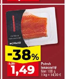 Pstruh lososovitý filet