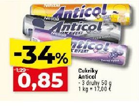 Cukríky Anticol