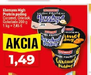 Ehrmann High Protein puding Caramel, Oriešok, Čokoláda