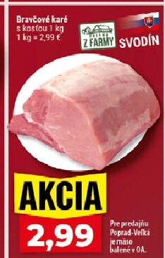 Bravčové karé s kosťou