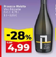 Prosecco Moletto Vino frizzante D.O.C.