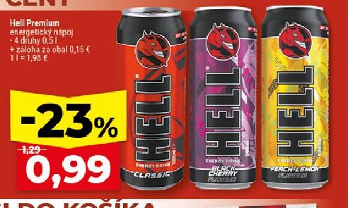 Hell Premium energetický nápoj