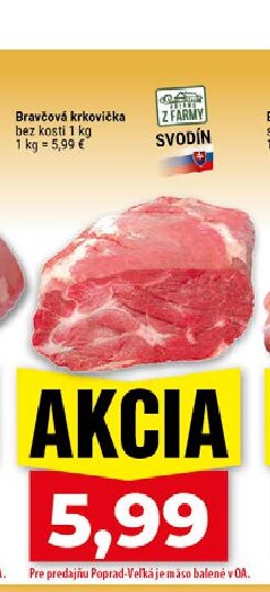 Bravčová krkovička bez kosti