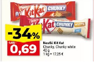 Nestlé Kit Kat Chunky, Chunky white