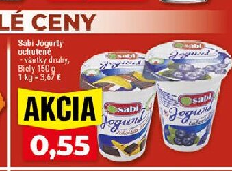 Sabi Jogurty ochutené