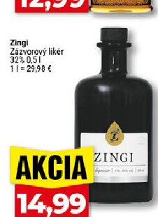 Zingi Zázvorový likér