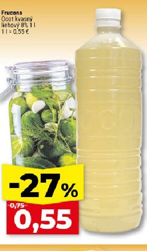 Frucona Ocot kvasný liehový 8%