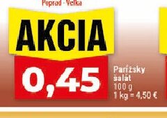 Parížsky šalát